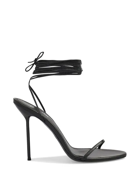 Paris Texas Lidia lace-up sandals Black PX1936XNPP3