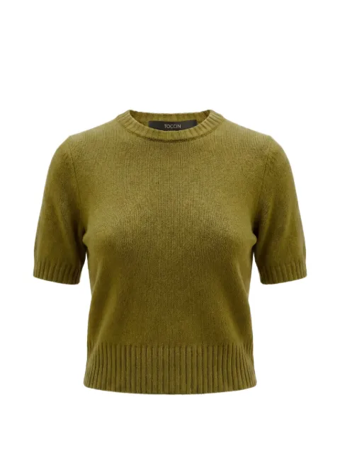 Toccin short sleeve round-neck knitwear Green TS6913N050