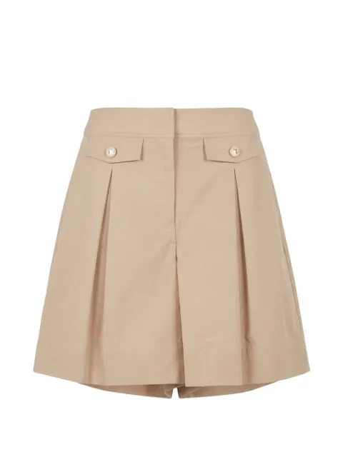 TWINSET pleat pocket shorts Neutrals 261TT2232