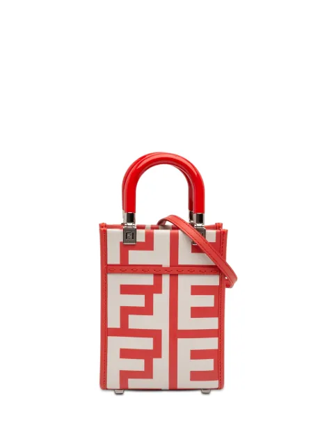 Fendi Pre-Owned 2010-2025 Marc Jacobs Mini Leather Sunshine Shopper Tote satchel White YZML2QWHUW7SVX3L