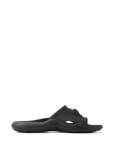 Versace Nettuno rubber slides Black 10257491A17999