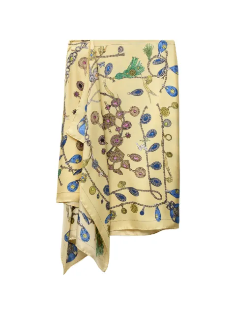 Versace printed midi skirt Neutrals 10258691A18698
