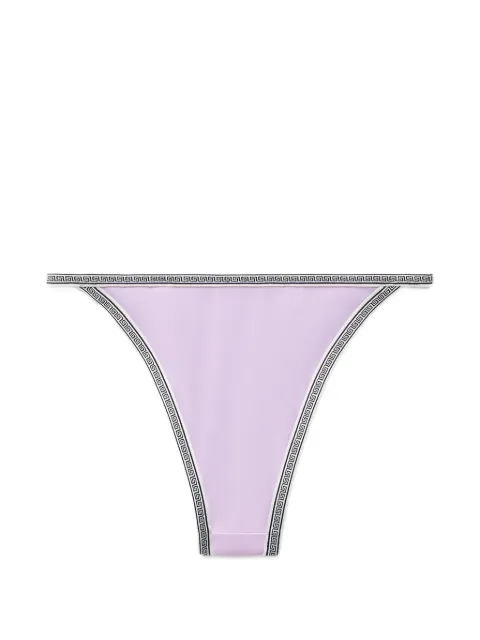 Versace embroidered-logo bikini bottoms Purple 10255671A18709