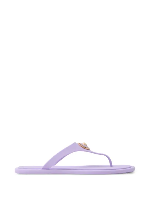 Versace Alia rubber flat sandals Purple 10162481A10983