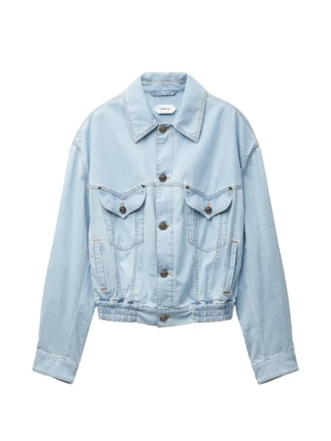 Versace elasticated-waist jacket Blue 10258271A18640
