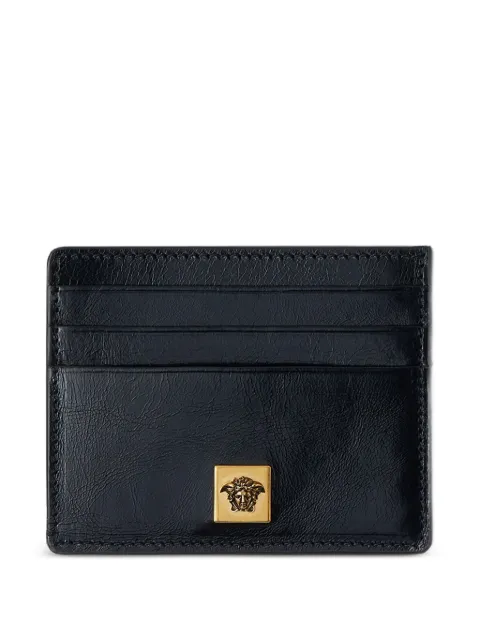 Versace Medusa-plaque card holder Black 10114521A18568