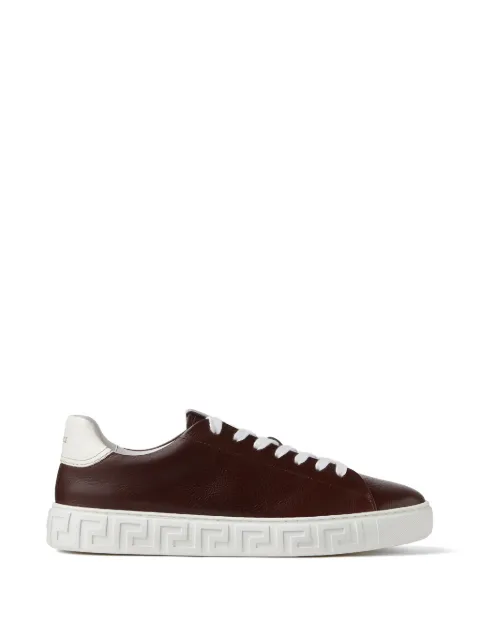 Versace greca leather sneakers Brown 10242061A18384
