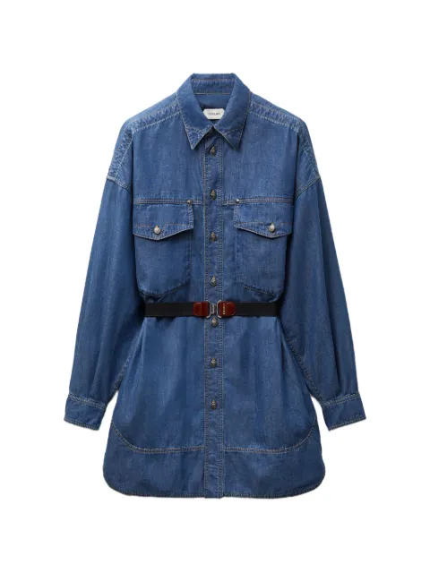 Versace chambray denim mini dress Blue 10256571A18640