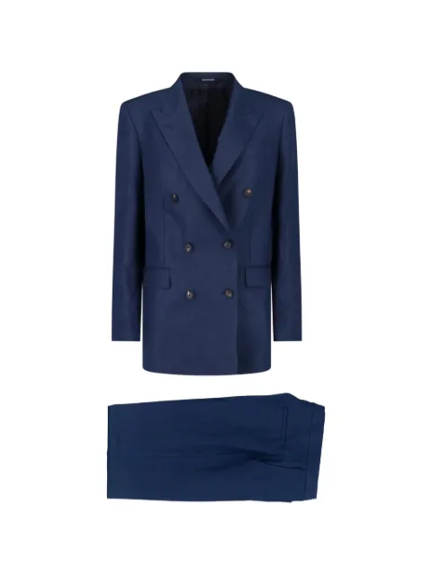 Tagliatore Jasmine double-breasted suit Blue TJASMINE10BAD340021