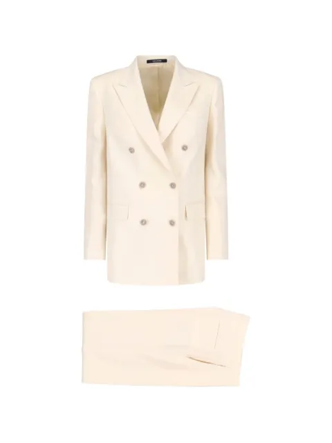 Tagliatore Jasmine double-breasted suit Neutrals TJASMINE10BAD340021