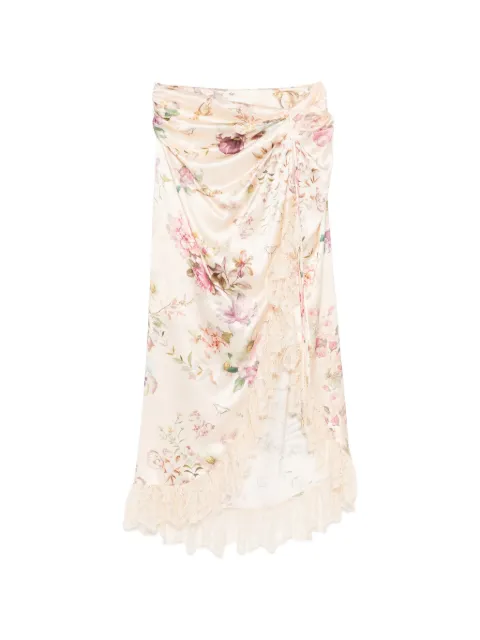 Camilla lace floral skirt Neutrals 00040165