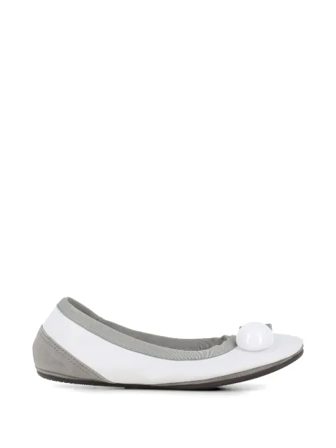 Dove Nuotano Gli Squali Becky ballet flats White SQ30005
