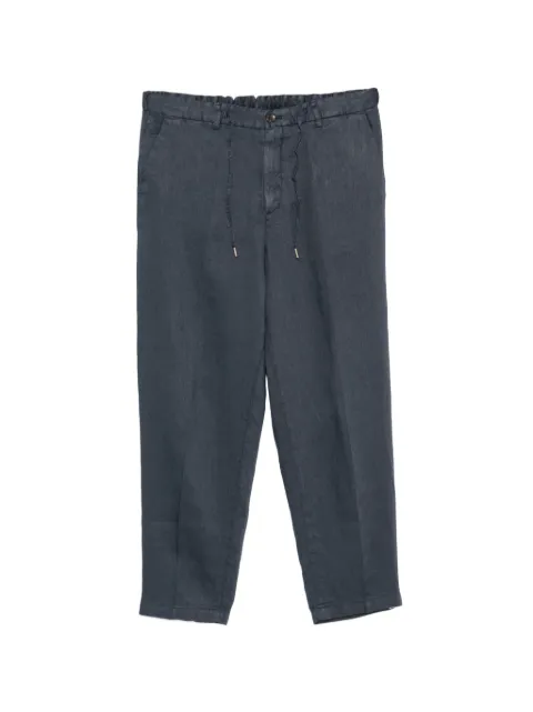 Briglia 1949 linen trousers Blue COVENT300034