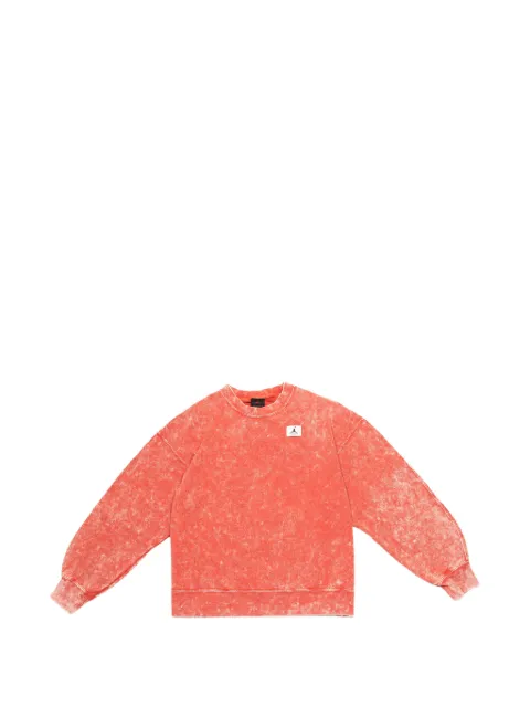 Jordan Flight washed crew-neck sweatshirt Orange DQ4601