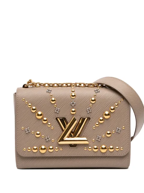 Louis Vuitton Pre-Owned 2018 Epi Studded Sol Twist MM crossbody bag Brown 6XVNQC7TBT8O3HRO