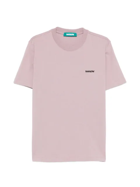 BARROW short sleeves crew neck T-shirt Pink S6BWWOTH010
