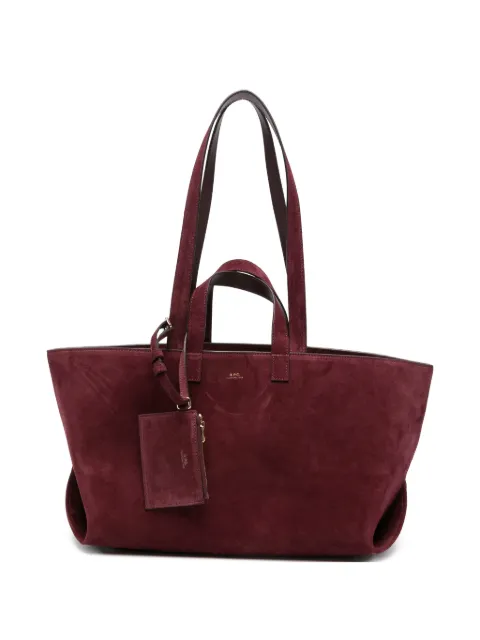 A.P.C. Le Drummer tote bag Red PXCALF67057