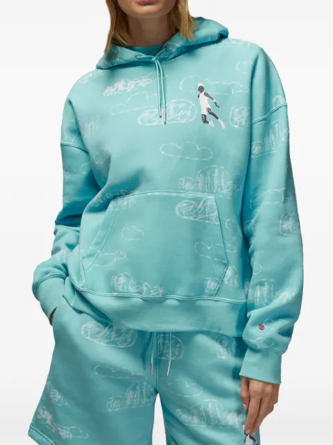 Jordan x Parker Duncan hoodie Blue DZ3381