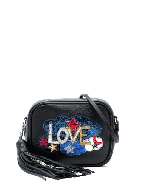 Saint Laurent Pre-Owned 2016 Mini Embroidered Nappa Love Blogger Camera Bag crossbody bag Black 4UG5VMI3KRELQVDM