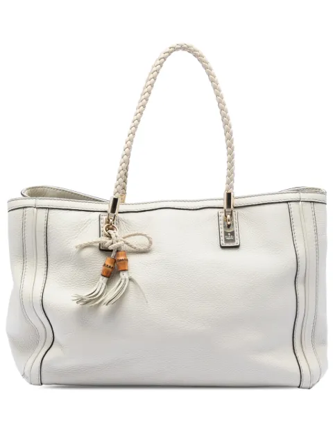 Gucci Pre-Owned 2016-2026 Medium Leather Bella tote bag White 0F4ZYP1QPLKF8N1O