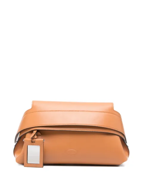 Tod's mini leather clutch bag Neutrals XBWWAVP0100WPE