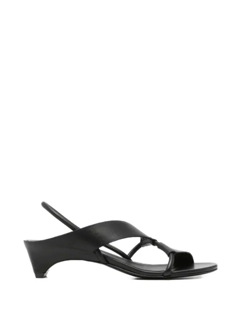 Del Carlo knotted strap sandals Black 12116