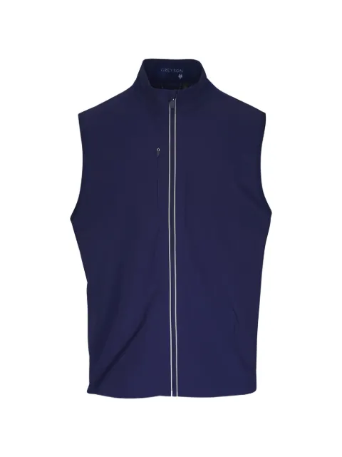 GREYSON zip sleeveless gilet Blue MSP25075417
