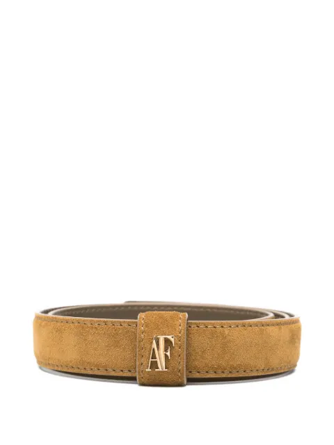 Alberta Ferretti logo-plaque belt Brown A80058001