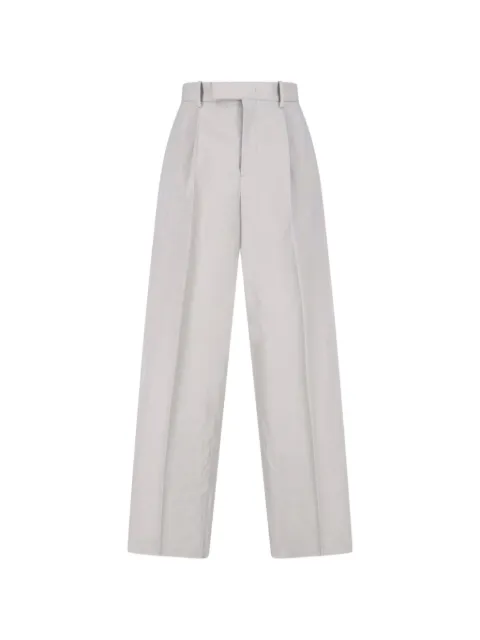 Jil Sander belt-loops trousers Grey J21KA0322J45340