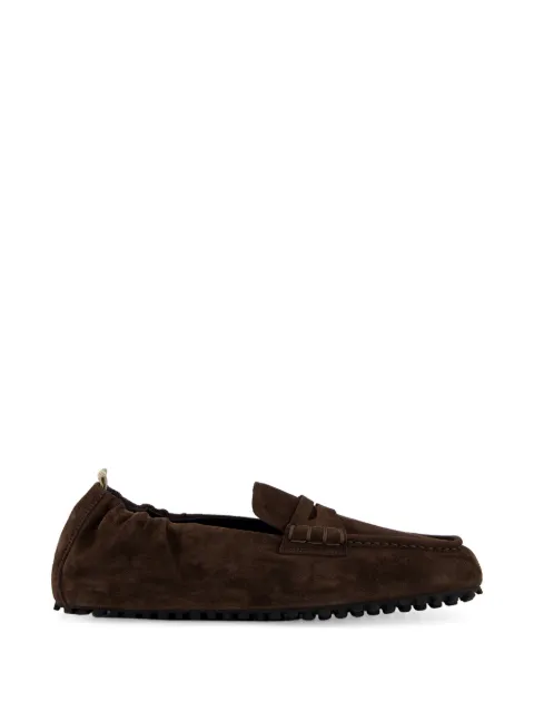 Officine Creative Travis suede loafers Brown OCUTRAV001LIGC1