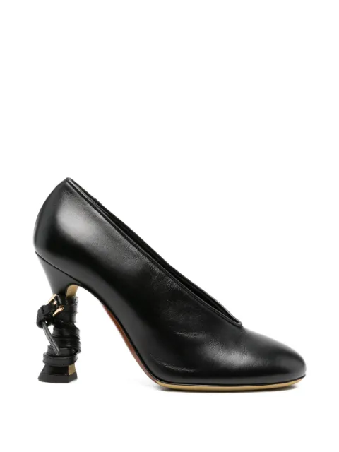 Moschino sculpted pumps Black MA1006AC1OMF0