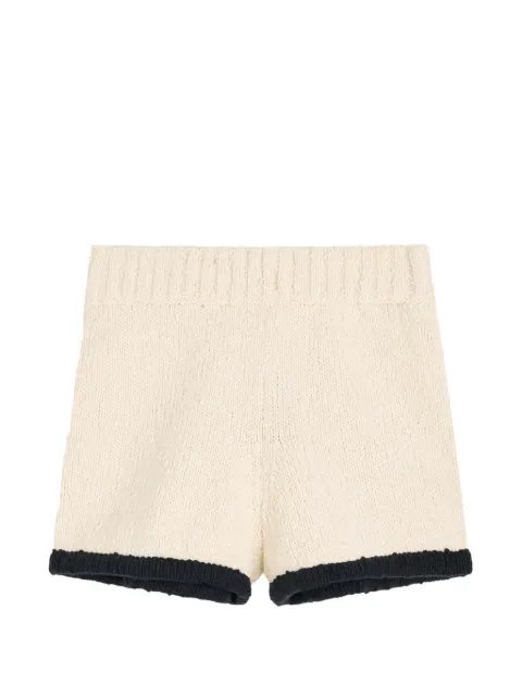 By Malene Birger Rikka colour block shorts Neutrals 103829