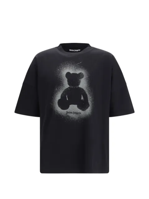 Palm Angels bear-print T-shirt Black PMAA10BS26JER002