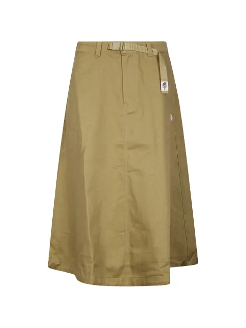 The North Face M66 belted twill midi skirt Neutrals NF0A8DWY