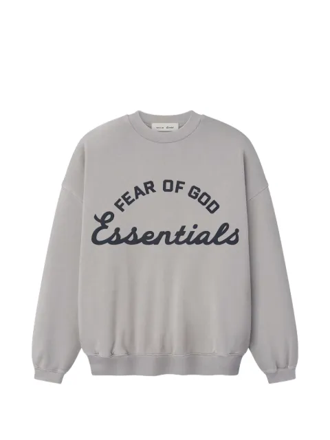 FEAR OF GOD ESSENTIALS logo sweatshirt Neutrals 192SP264453FFADEDSEAL