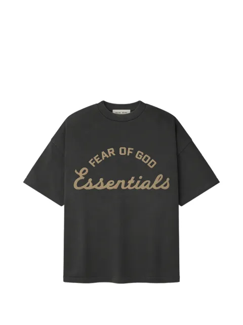 FEAR OF GOD ESSENTIALS 90s logo-print T-shirt Black 125SP264111F