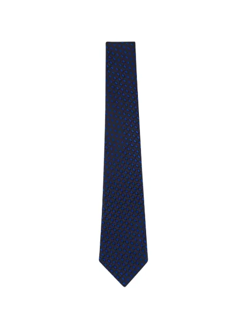Zegna patterned tie Blue Z3C30TA31PBBL1