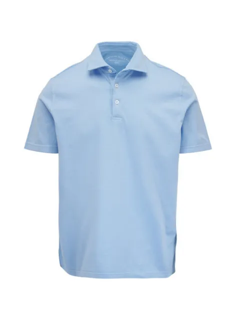 Fedeli short-sleeve polo shirt Blue TUF00110US219