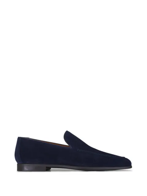 Magnanni suede casual loafers Blue 26668111