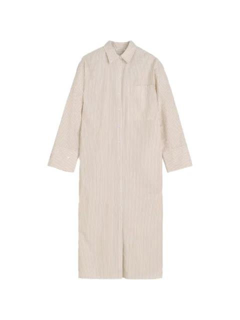 By Malene Birger Perroti striped shirt dress Neutrals 103944