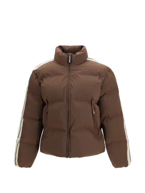 Palm Angels logo padded jacket Brown PMED057S26FAB002