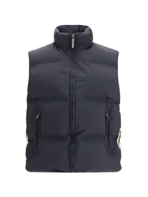 Palm Angels logo down vest Blue PMED058S26FAB001