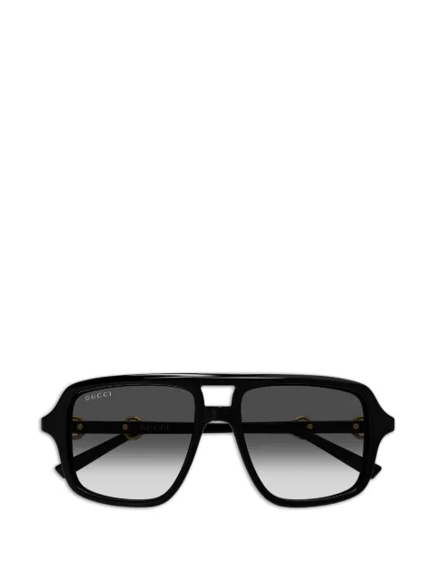 Gucci Eyewear Navigator-frame sunglasses Black GG2052S001