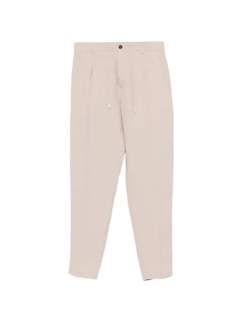 Eleventy drawstring pleated trousers Neutrals M75PANG03TES0M1