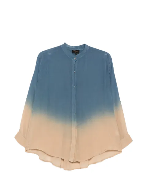 RAGA buttoned band-collar shirt Blue A136NOLEN