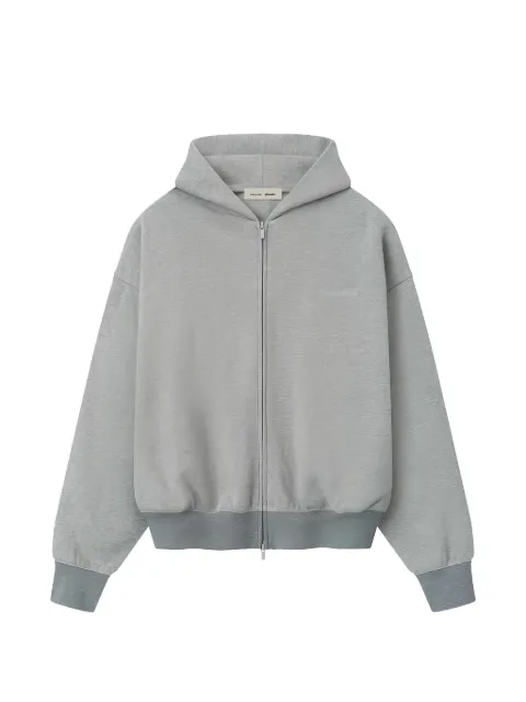 FEAR OF GOD ESSENTIALS Signature Classic zip-up hoodie Grey 192SP264783F