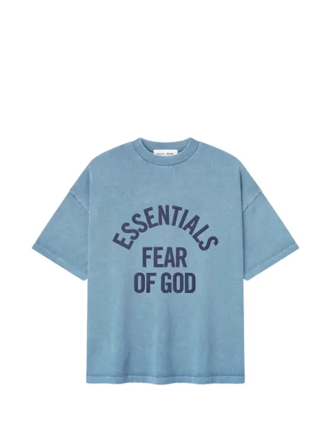 FEAR OF GOD ESSENTIALS Campus 90s Tee short-sleeve print T-shirt Blue 125SP262003F