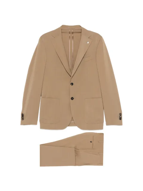 LUIGI BIANCHI MANTOVA single-breasted suit Brown 642132683