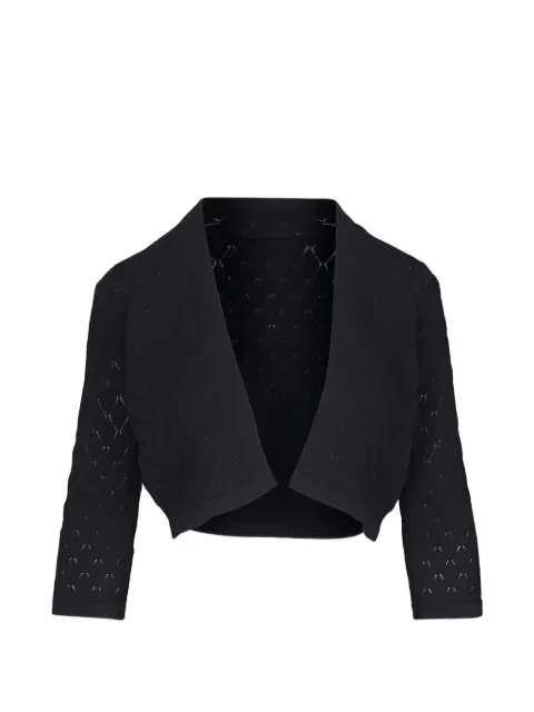 Lela Rose long-sleeves cardigan Black LR3799BLACK