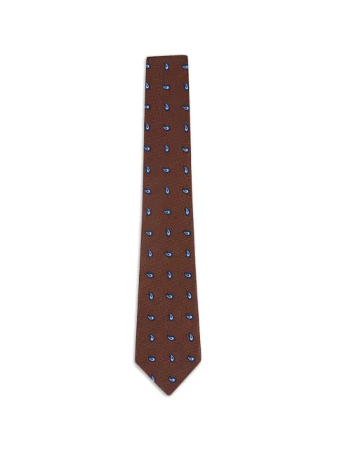 Zegna paisley-patterned tie Red Z3C35TA31PBVJC